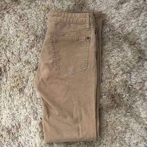 Jessica Simpson Tan Corduroy Skinnies
